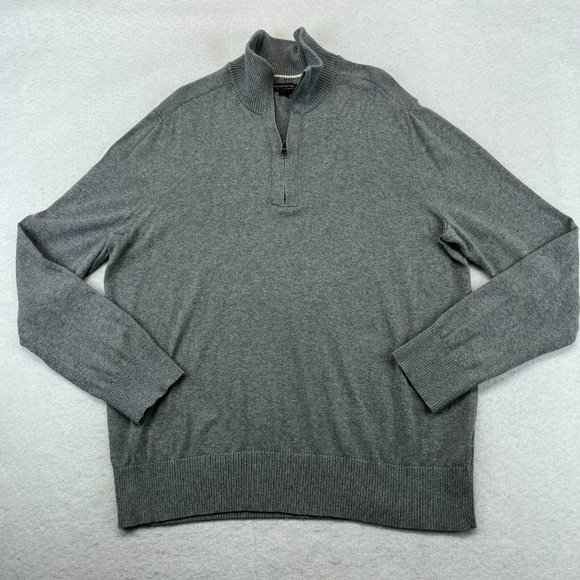 Banana Republic 1/4 Zip Pullover XL Extra Large Men's  Cotton Cashmere Casual - Picture 1 of 12